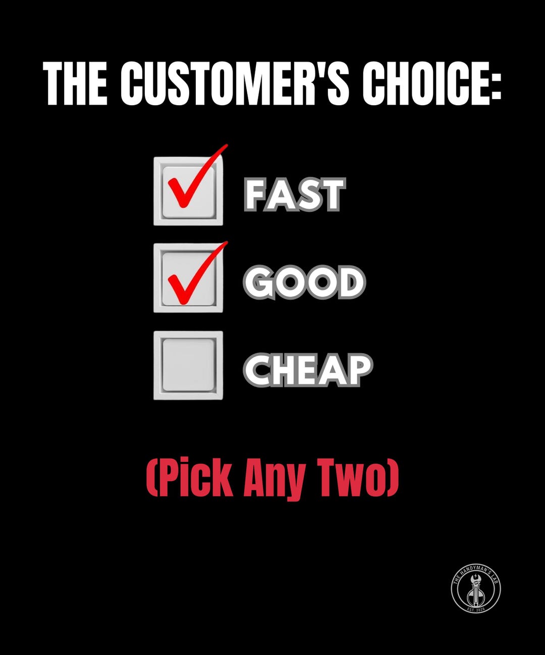 Project Management Svg | Fast Good Cheap Humor Cut File (digital ...