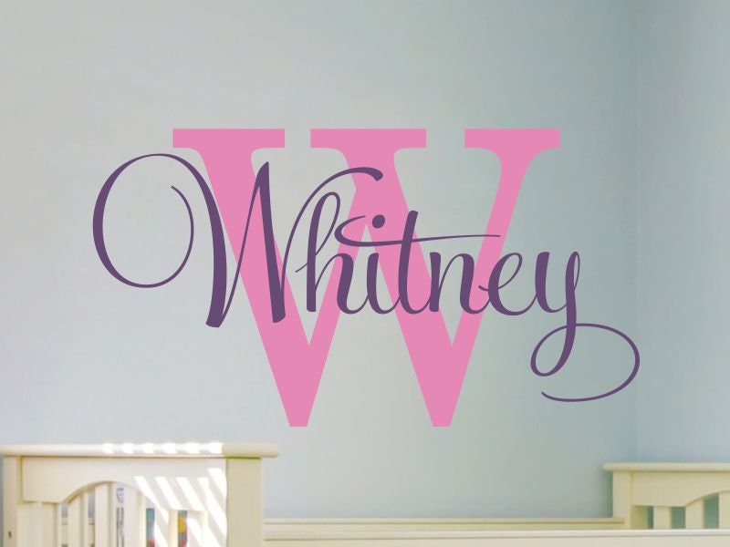 Custom Wall Decal Name Wall Decal Girl Room Decor Teen Girl Etsy