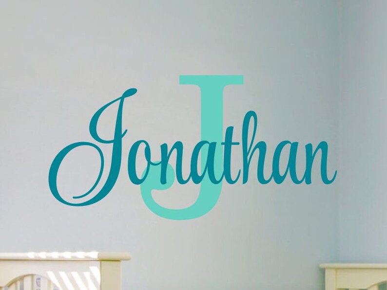 Custom Name Decal for Wall Baby Girl Nursery Name Decal Etsy