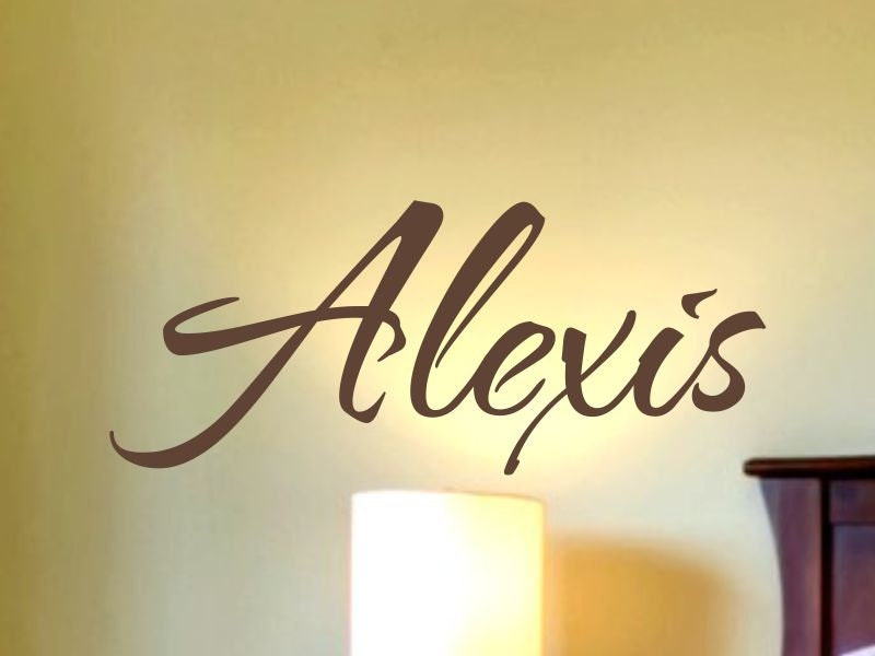 Girls Name Decal Childrens Nursery Vinyl Lettering Girls Etsy