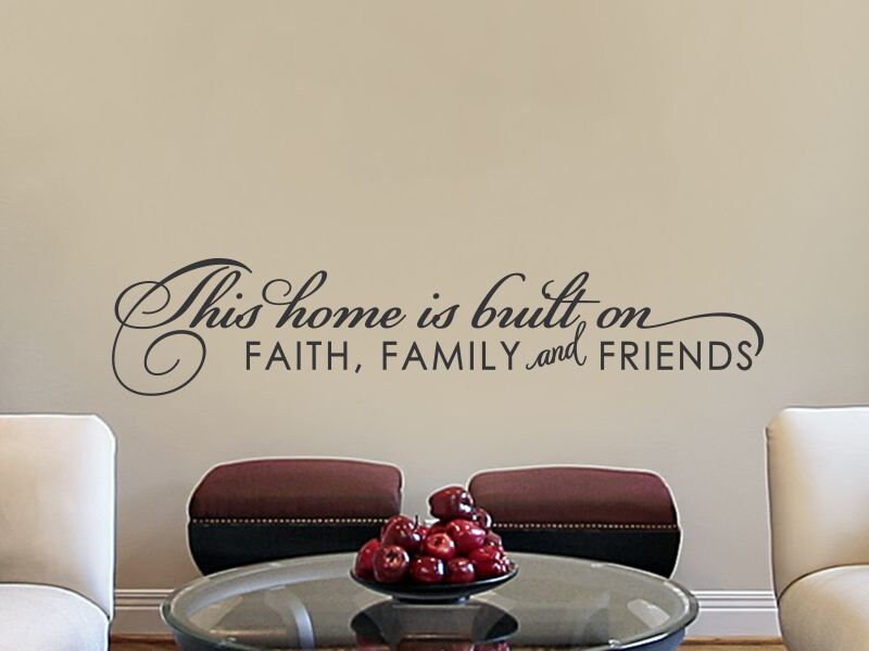 Living Room Wall Decal Religious Wall Decor Spiritual Decor Etsy