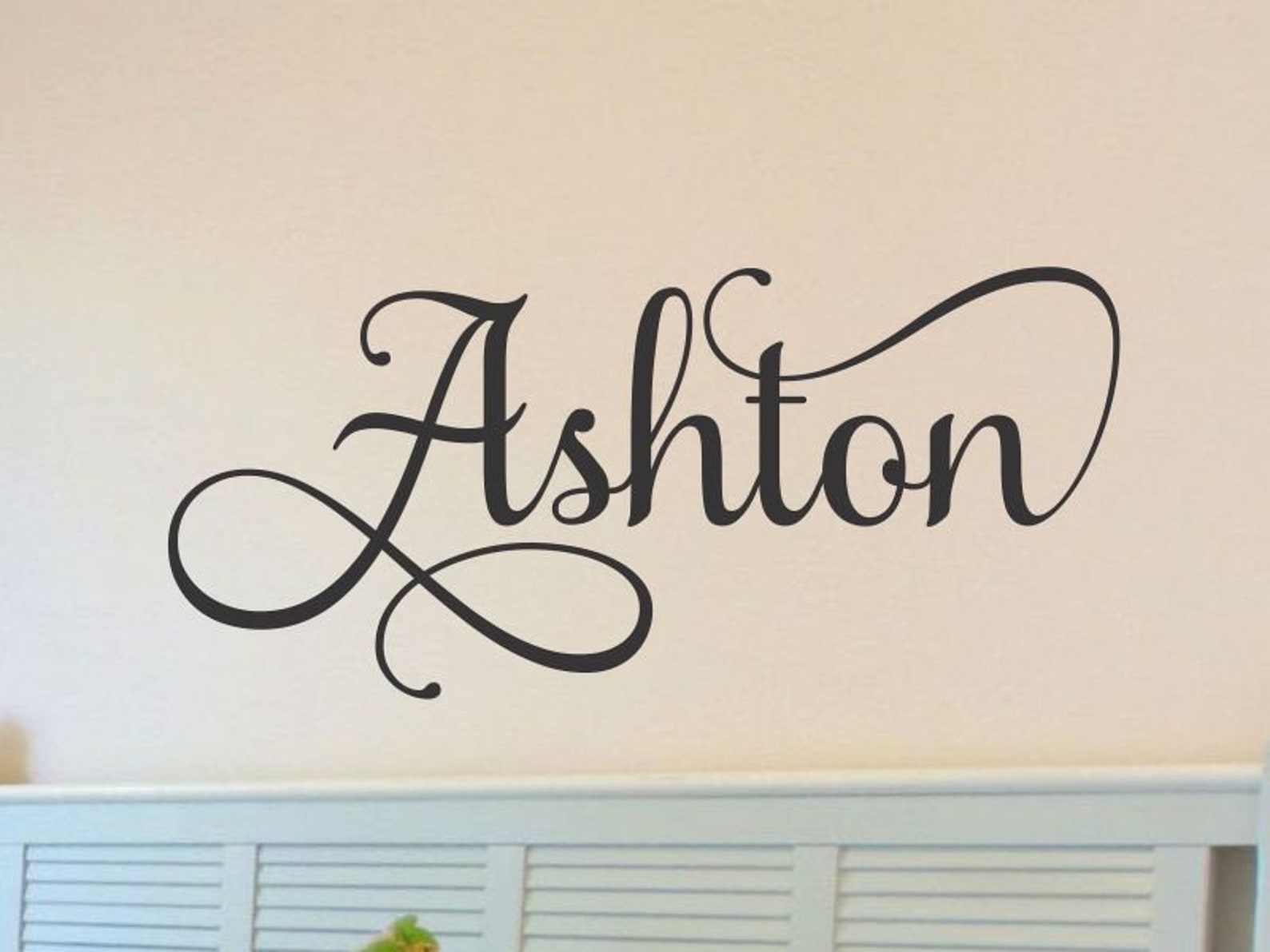 Custom Name Wall Decal Baby Boy Nursery Name Decal for Wall Etsy