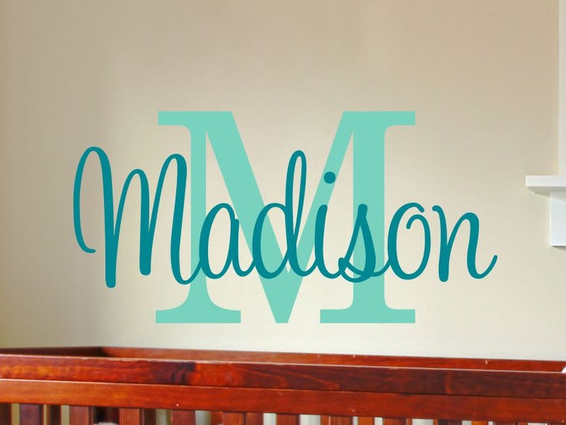 Name Decal for Wall Name Wall Decal Teen Girl Room Decor Name Etsy