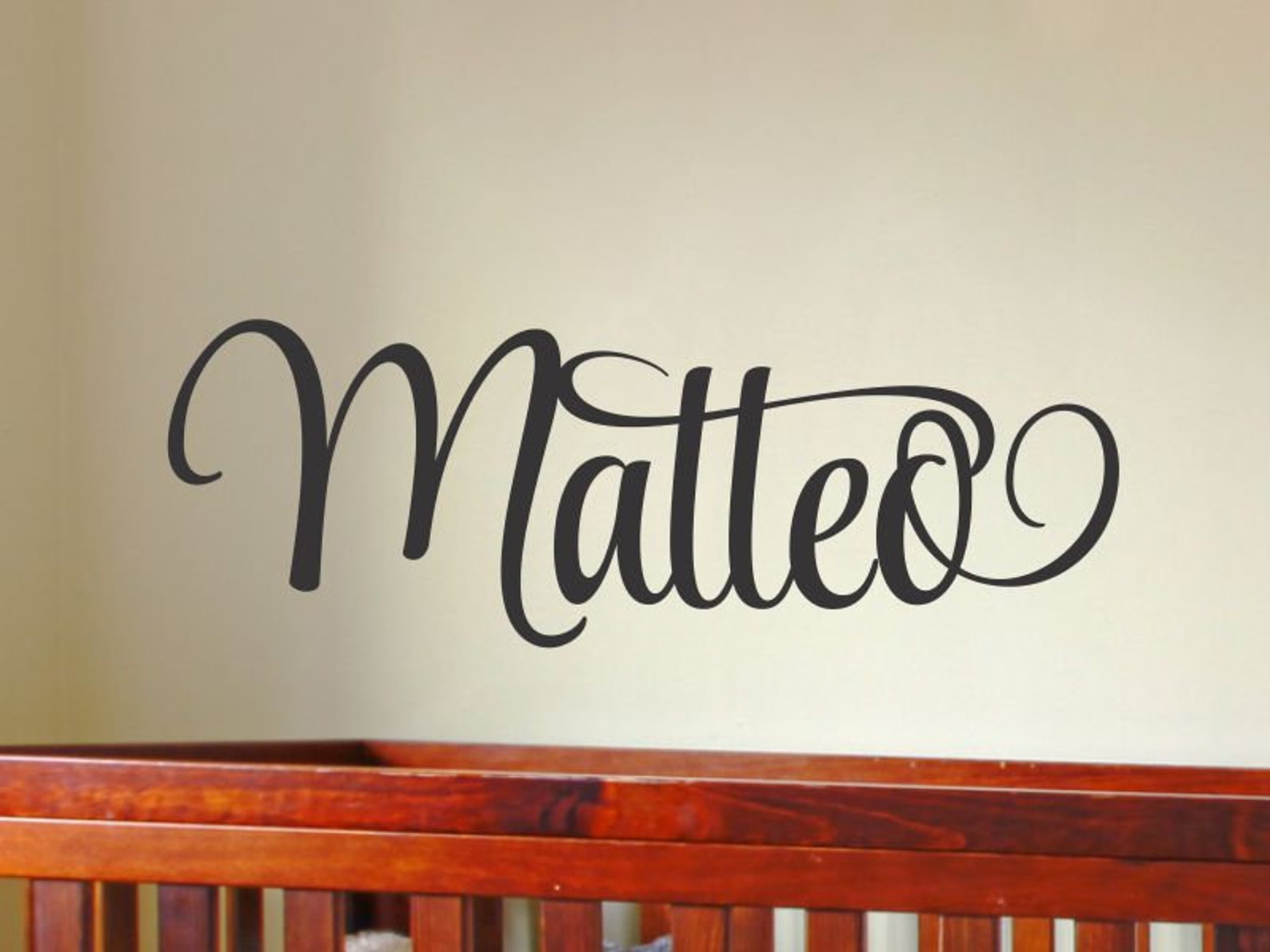 Name Wall Decal Boy Name Wall Decal Personalized Name Boys Etsy