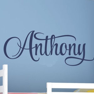 boys name wall art