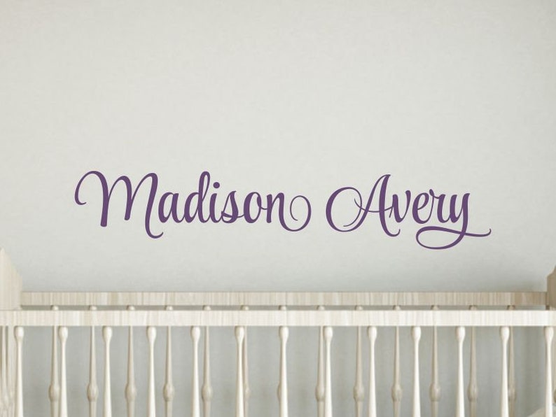Name Decal for Wall Teen Girl Room Decor Nursery Name Etsy