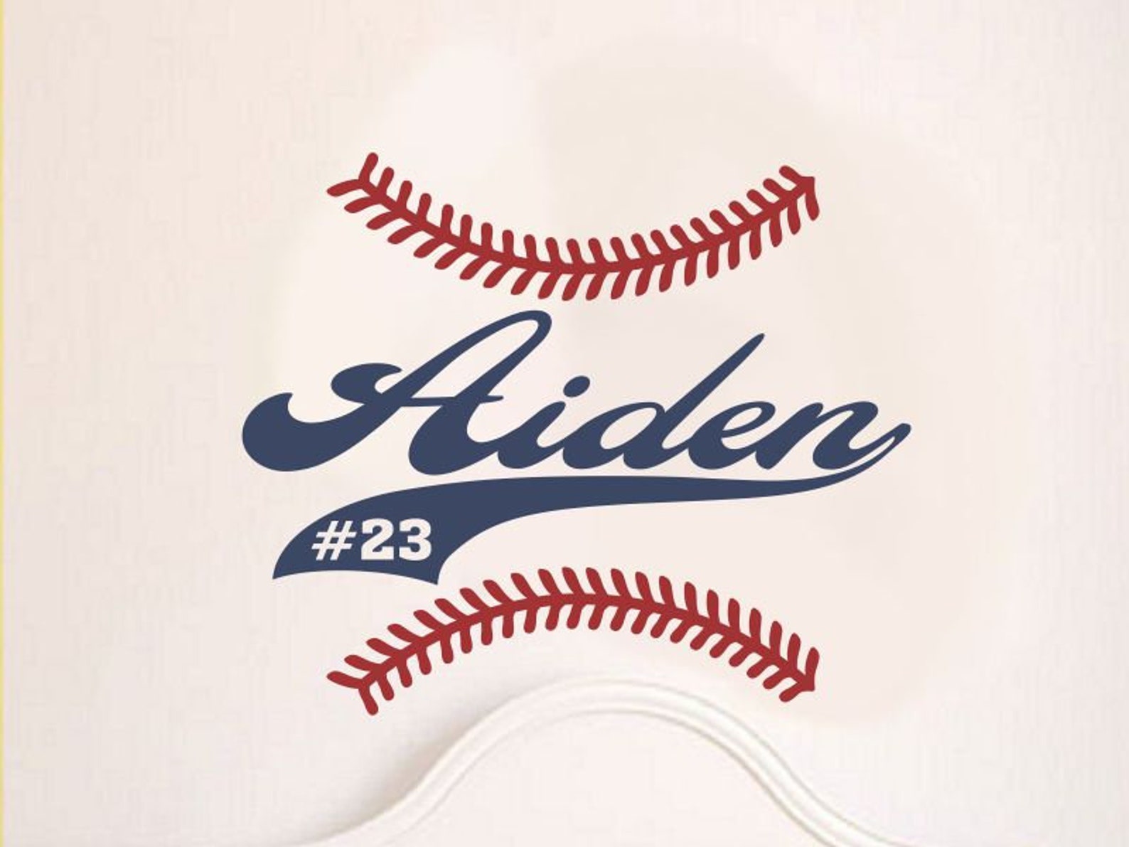 Personalized Name Wall Decal Boy Baseball Nursery Decor Etsy