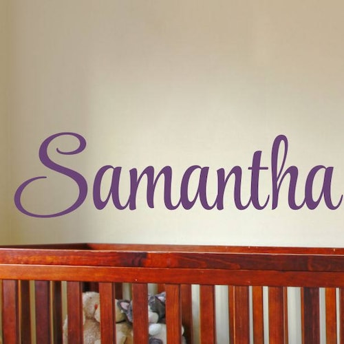 Personalized Name Wall Decal Girl Room Decor Name Wall Decor Etsy