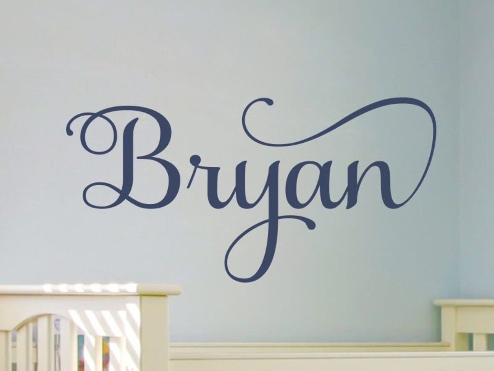 Custom Name Wall Decal Baby Boy Nursery Name Decal for Wall Etsy