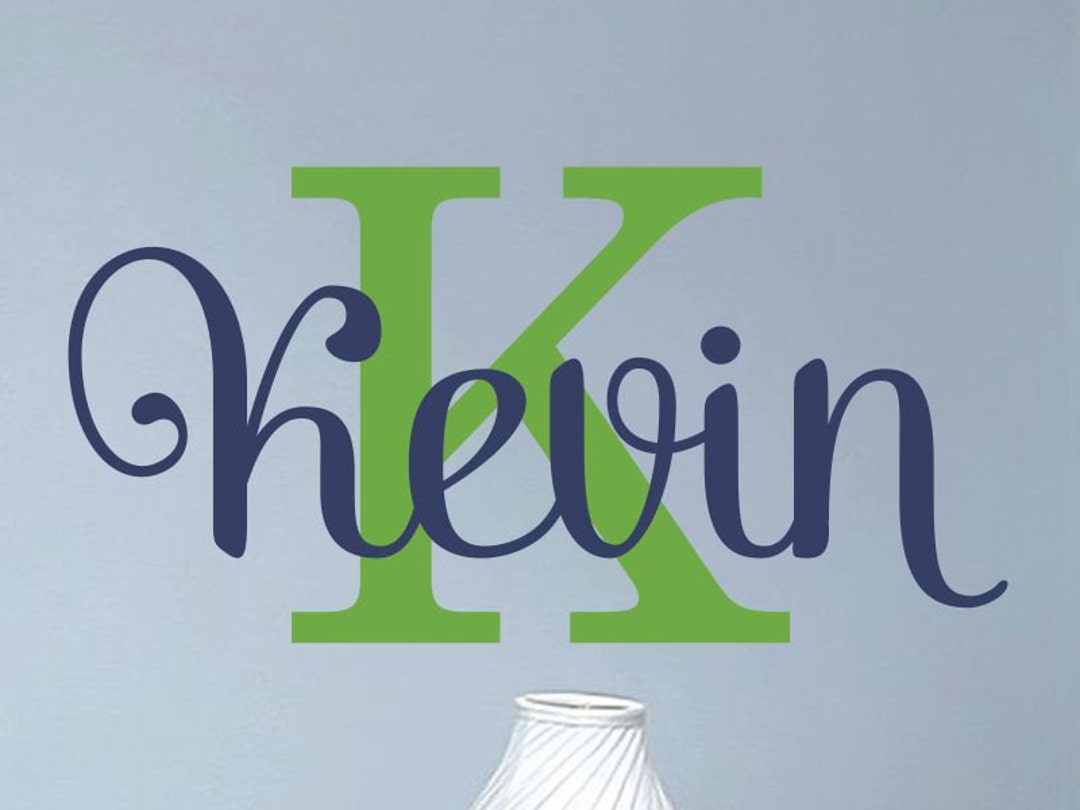 Boys Name Decal Boys Name Wall Decal Boys Room Wall Decal Boys Etsy