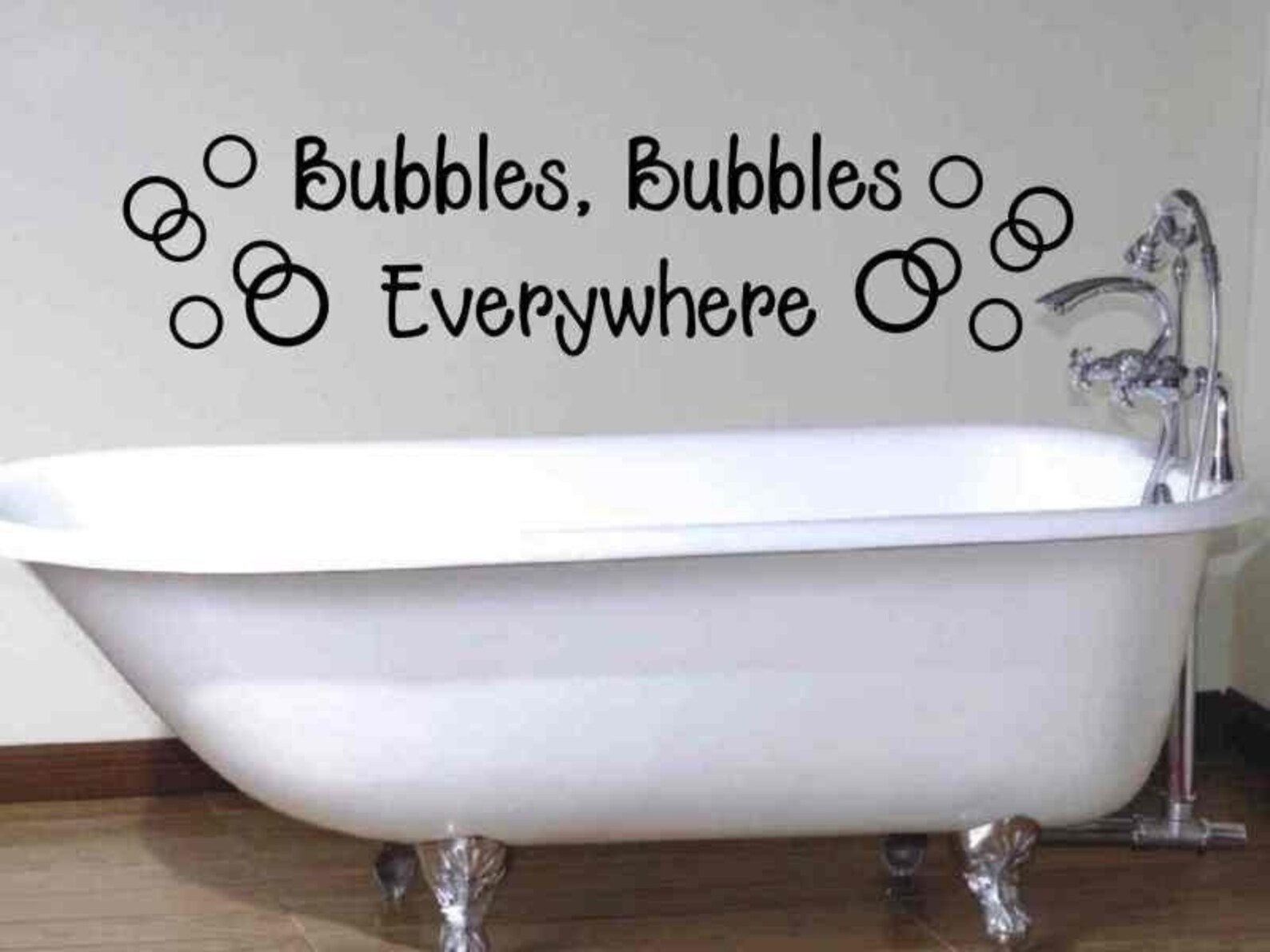 Bubbles Bubbles Everywhere Bathroom Wall Quote Decal Etsy