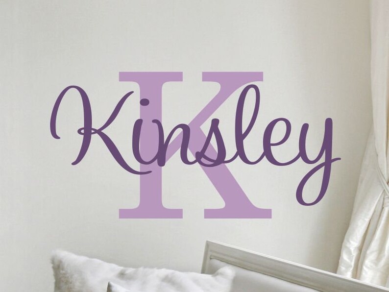 Name Decal for Wall Name Wall Decal Teen Girl Room Decor Name Etsy