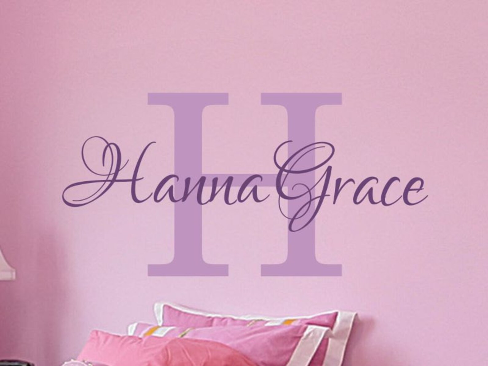 Name Wall Decal Girl Name Wall Decal Personalized Name Decal Etsy