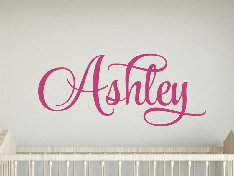 Name Decal for Wall Teen Girl Room Decor Nursery Name Etsy