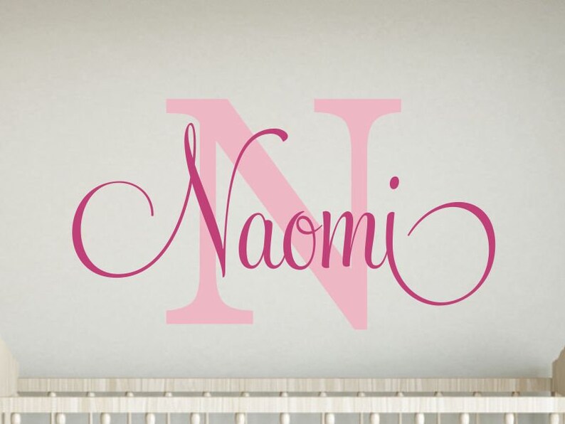Personalized Name Wall Decal Girl Room Decor Name Wall Decor Etsy