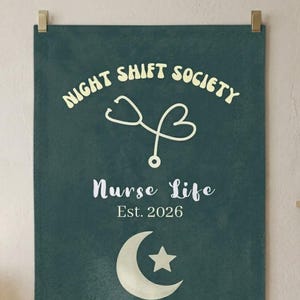 Manta personalizada para enfermeras, regalo para enfermeras, manta polar retro con luna y estrellas, regalo de graduación para enfermeras recién graduadas 2026, regalo personalizado para compañeros de trabajo, RN LPN CNA