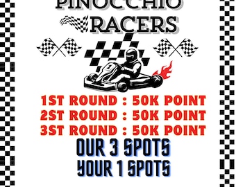 Monopoly Go Pinocchio Racers 50K Points/Lap 3:1 Tycoon Racers (May 21)