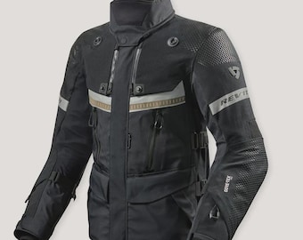 Blouson de moto Rev It Dominator 3 GTX, veste d'équitation imperméable en Cordura