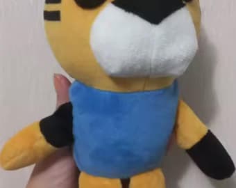 Uroczy pluszowy tygrys | Kawaii pluszowe zwierzątko | Miękka pluszowa zabawka z dżungli | Stylowy prezent dla dzieci i kolekcjonerów, 20 cm
