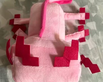 Różowy pluszowy aksolotl – uroczy kawaii pluszowy zwierzak – miękki pastelowy pluszowy salamandra – wyjątkowy prezent dla dzieci i kolekcjonerów pluszaków 30 cm