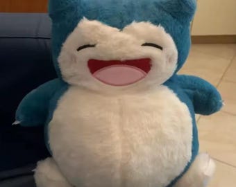 Pokémon Center Snorlax Poké Pluszowy | Słodka śpiąca pluszowa zabawka | Miękka kawaii pluszowa zabawka 35 cm