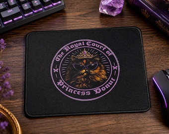 Dungeon Crawler Carl Princess Donut MousePad, Princess Posse (10.2x8.2 Anti-Fray)