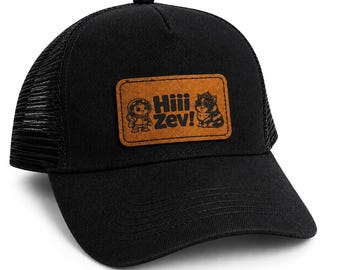 Dungeon Crawler Carl Trucker Hat – Leatherette Patch HII ZEV! , Classic Fit