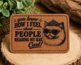 Dungeon Crawler Carl Princess Donut Patch, Leather Iron-On (3x2 inches) Leatherette