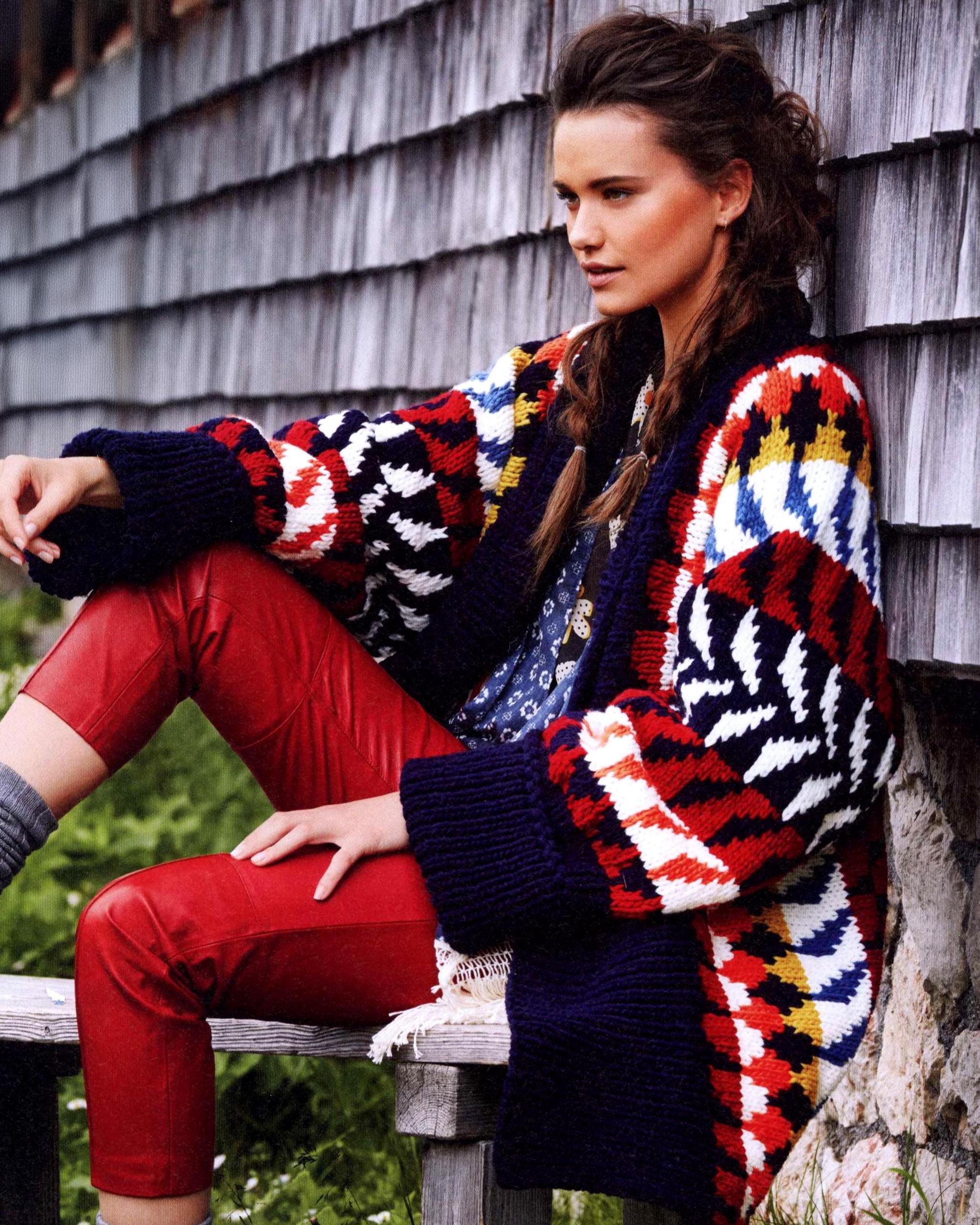 Zig Zag Cardigan - Etsy