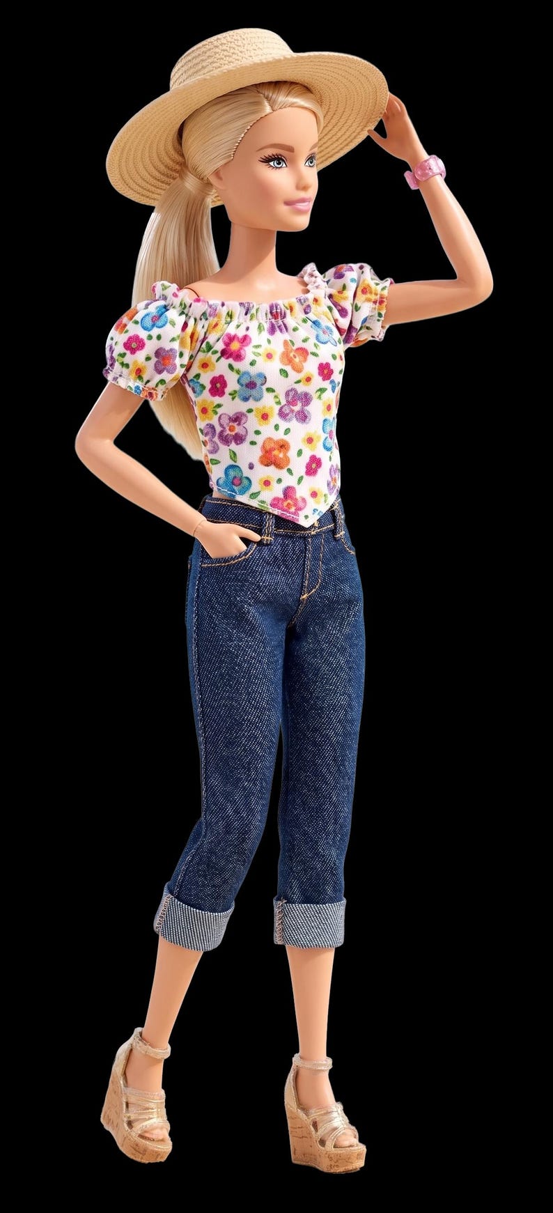 11.5" Fashion Doll Sewing Pattern – Summer Top & Cropped Jeans Set | Casual Outfit for 1:6 Scale Dolls (Digital Download) image 3
