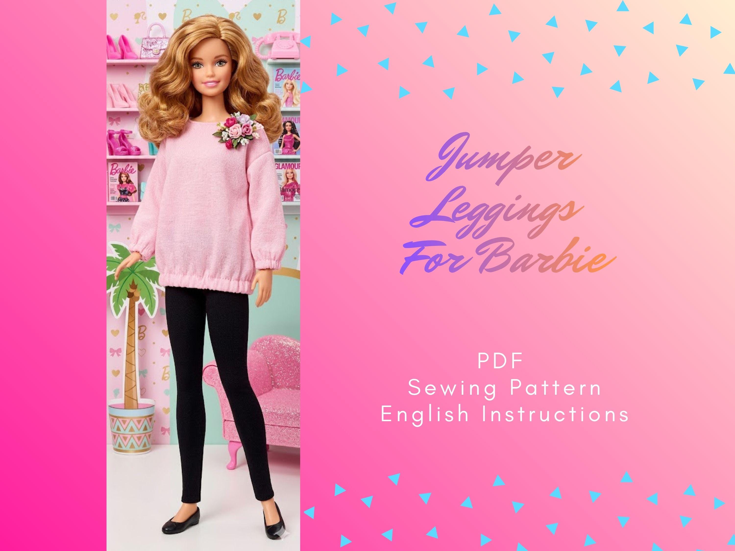 Barbie Doll Sewing Pattern Sweater & Slim Fit Pants (digital Download ...