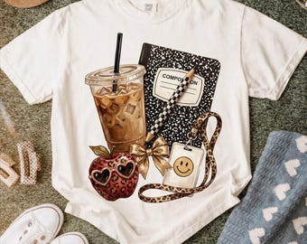 Brushstroke Teacher Life PNG, Leopard Teacher Life PNG, Be Kind Teacher Shirt Design, Back to School PNG, Elementary Teacher Png