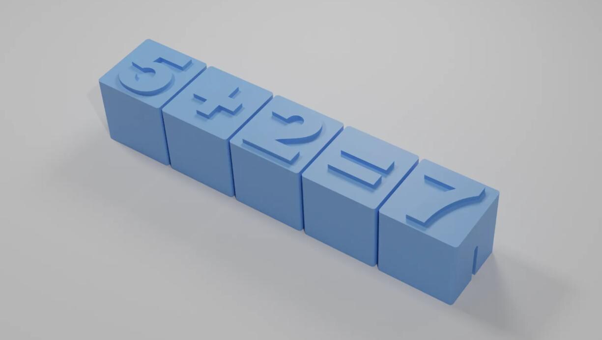 3D Printable Number Blocks STL | Montessori Learning Toy (digital ...