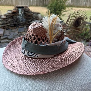 The "Copper Top", Western cowboy hat, size fits most with adjustable band image 2