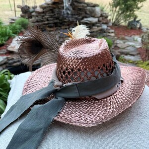 The "Copper Top", Western cowboy hat, size fits most with adjustable band image 4