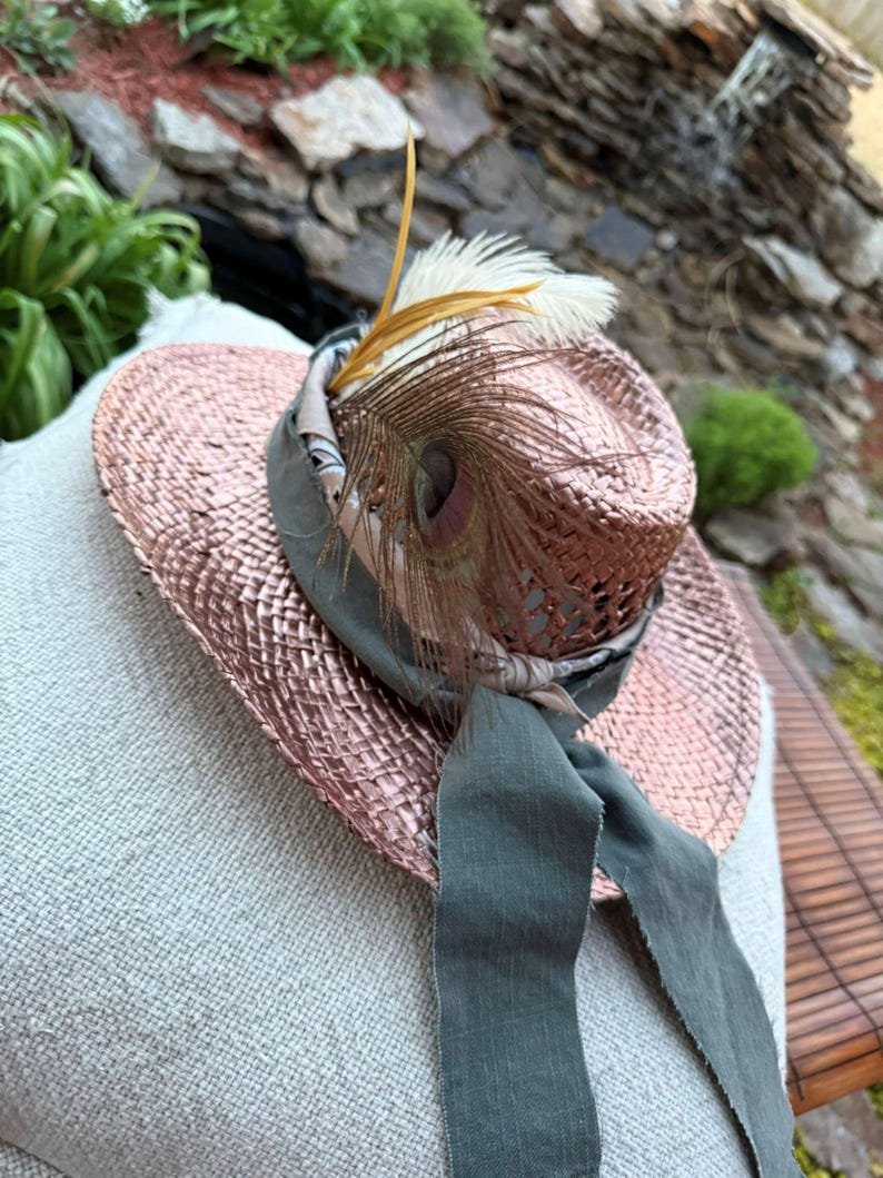 The "Copper Top", Western cowboy hat, size fits most with adjustable band image 5
