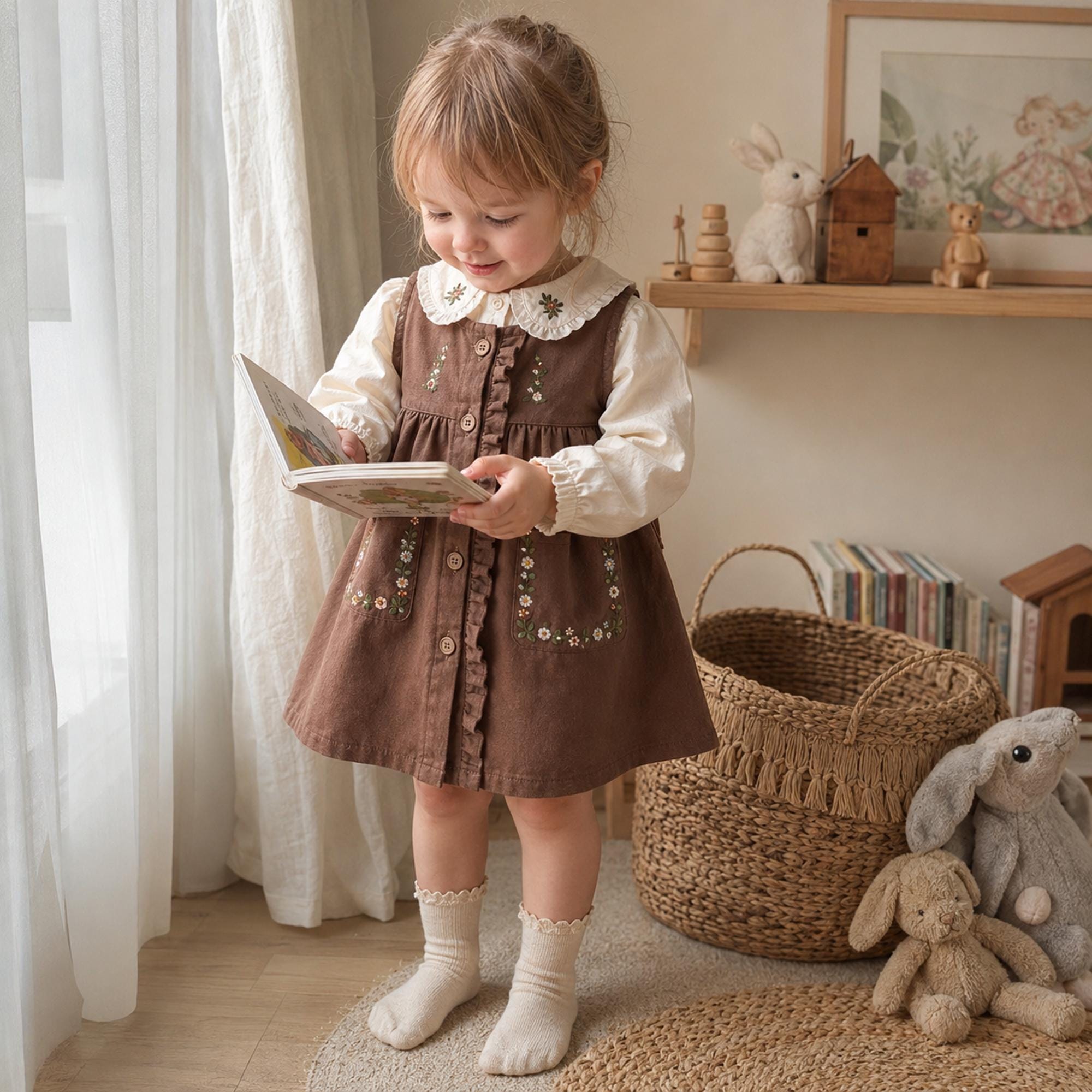 Pinafore Dress 12 18 Months - Etsy