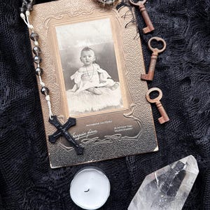Darling Victorian Baby Cabinet Card 1800s Antique