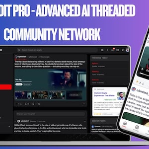 CO-READIT Pro - Reddit-Inspired Community Network Software with AI, Livestream/Audio Space & Monetization