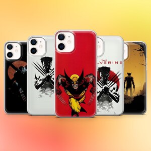 Wolverine Phone Case Logan Xmen Cover for iPhone 17e, 16, 15, 14, 13 Samsung S26, S25, A57 Pixel 10A, 10ProXL, 9A, 8A, 8Pro