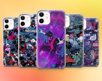 Nightcrawler-telefoonhoesje Kurt Wagner X-Men Cover voor iPhone 17e, 16, 15, 14, 13 Samsung S26, S25, S23, A57 Pixel 10A, 10ProXL, 9A, 8A, 8Pro
