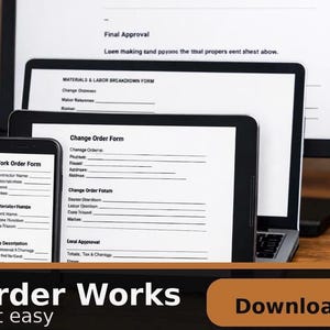 Handyman/Contractor work order form