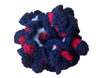 Sparkler Red, White & Navy Triple-Ruffle