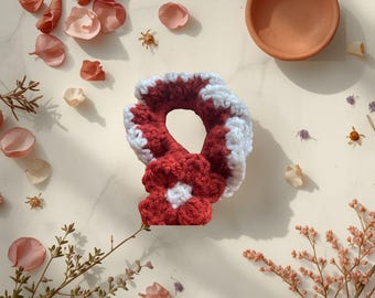 Sun-Dried Rose Clay Bobble Scrunchie