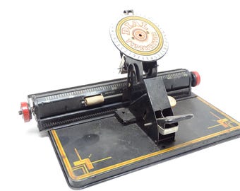 Antique Toy Marx Dial Typewriter, Vintage
