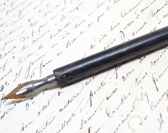 Antique Wooden Writing Pen,  Nib #322, Vintage for  School or Office Desk