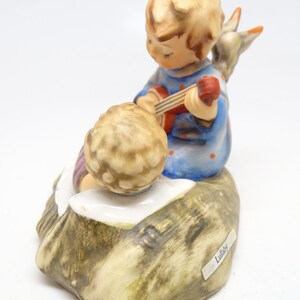 German Hummel 24/1 Heavenly Lullaby Candle Holder, Hand Painted Porcelain Angel with Baby Jesus Figurine, Vintage West Germany image 6