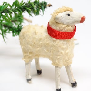 you ヴィンテージ アンティーク ドイツ ひつじ putz Antique Black Putz Sheep - Etsy