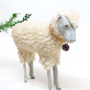 Antique Black Putz Sheep - Etsy