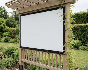 Backyard Cinema Pergola Plans | DIY Cedar Pergola PDF Imperial and Metric | Projector Screen Frame